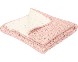 Ledikantdeken - Roze - Fairy Garden - Fairy Floral