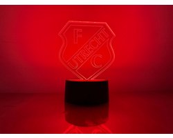 Ledlamp FC Utrecht - Nachtlamp - Met afstandsbediening