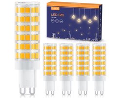 Ledlamp G9 - Energiezuinig licht - Sfeervol wonen - Flikkervrij en direct helder - 840 lumen - Warm wit