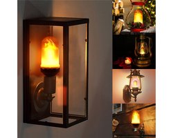 Ledlamp met Vlameffect 4 standen - Vuurvlam Lamp -LED Flame Bulb - Fakkel Lamp - Kaars Effect Led Vlam Lamp