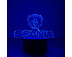 Ledlamp - Scania - Nachtlamp - Met afstandsbediening