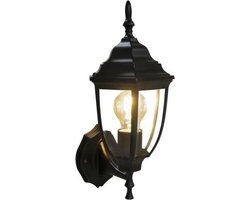 LED's Light Klassieke Wandlamp buiten - Universele E27 fitting - Retro Zwart