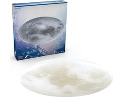 LED's Light Maan Plafondlamp voor de Slaapkamer - Dimbaar met afstandsbediening - 60 cm