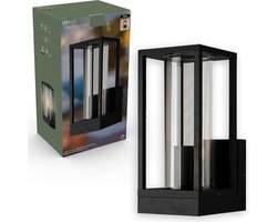 LED's Light Outdoor LED Wandlamp Zwart E27 - Muurlamp Dakota - IP44