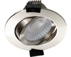 LED's Light PRO Inbouwspotje plafond zilver - voor alle ruimtes - draaibaar en dimbaar - zilver - Inbouwspots - Inbouwspot - Inbouw spotjes