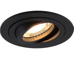 LED's Light PRO Inbouwspotje plafond zwart - voor alle ruimtes - draaibaar en dimbaar - zwart