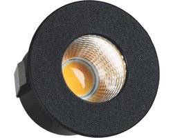LED's Light PRO mini inbouwspot 3 cm - Voor plafond, veranda's en overkapping - Dimbaar - Zwart