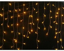 Ledtohave LED-gordijn - 3.5 x 1.0 meter - Warm Wit