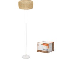 LEDVANCE Decor Paper Bale Vloerlamp, met een balvormige lampenkap van papier, 1-lichts, E27-fitting, biedt moderne verlichting voor thuis, zonder lichtbron