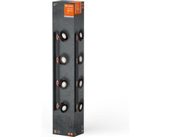 LEDVANCE DECOR SPOT PLUTO, 19,2W, 1.250lm, zwart, spot, verstelbare koppen, veelzijdig gebruik, interieurspot, warm witte lichtkleur, hoogwaardige optiek, eenvoudige installatie