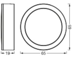 LEDVANCE kompakte Spotleuchten als Schrankunterbaubeleuchtung, weiß, 3-teilig mit je 65mm Durchmesser, modernes und schlankes Design, 3x3W, 3000K (warmweiß)