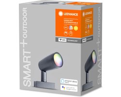 LEDVANCE Slim tuinarmatuur LED: voor grond, SMART+ GARDEN SPOT MULTICOLOR / 4,5- W, 22-…24- V, stralingshoek: 76, RGBW, 3- K, body materiaal: aluminum, IP65