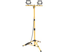 Ledvion - 2x LED Bouwlamp met Statief - 20W - 6500K - 2200L - IP65