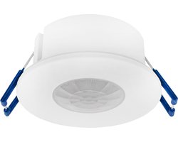 Ledvion - Bewegingsmelder Wit - Inbouw - Schemerschakelaar - IP65 - 360° - Bereik 8m -Lichtsensor