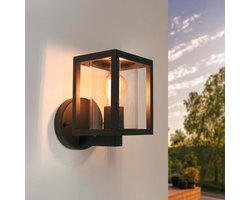 Ledvion - Industriele LED Wandlamp - E27 - IP44 - Zwart