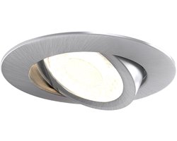 Ledvion – LED Inbouwspot RVS – Dimbaar – CCT – IP65 – Kantelbaar – Aluminium – Badkamer
