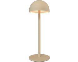 Ledvion - Oplaadbare Tafellamp Vita - LED - Beige - Dimbaar - IP54 - USB
