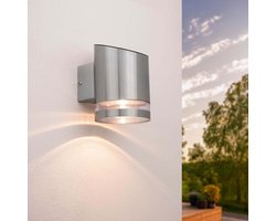 Ledvion - Solar LED Wandlamp Elara - 3000K - IP44 - RVS