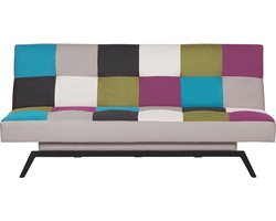 LEEDS - Slaapbank 3-zits - Turquoise - Polyester