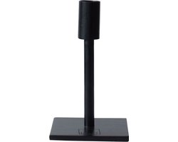 Leeff - Kaarsenhouder 'Cleo' (Zwart, maat S) - 15 cm