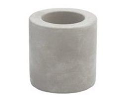 Leeff Kandelaar Christian – Dinerkaarshouders – Grijs – 5,5 x 5,6 CM – Beton - Set van 4