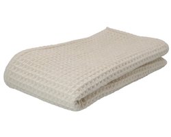 Leeff - Wafel Handdoek Wessel - Naturel - 70 x 140 cm