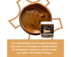Leer Balsem Khaki / Camel – Herstelt Kleur & Krassen – Furniture Clinic – Voor Bank, Auto, Schoenen & Tassen – Leer Reparatie & Bescherming