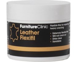 Leer Flexi Vuller 50ML - Furniture Clinic - Leather Flexifil 50ML - Extreem flexibel vulmiddel te gebruiken voor kattenkrassen, gaten en scheuren in leren banken en autostoelen - Leer Reparatie - Leer Vuller - Leer Vulmiddel
