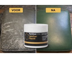 Leer Reparatie Vuller 50ml – Flexifiller – Flexibel Vulmiddel voor Krassen, Scheuren & Gaten – Herstel Leer Banken & Auto stoelen – Leather Filler DIY