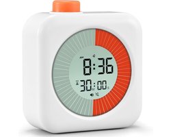 Leerklok voor Kinderen - Timer Aftelklok - visuele timer - 60 minuten - Kookwekker Analoog - Alarm clock - Leerklokken - Educatieve Klok - Thuisonderwijs - leren klok kijken voor kinderen