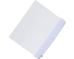 Leeslamp Boeken - Paneellamp Clip - Comfortabel Lezen - Warm Geel Licht - 2 x 15 x 2 cm - Wit