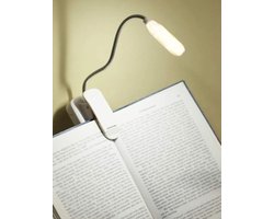Leeslamp Voor Boek - Boekenlamp - Leeslamp Met Klem - Wit