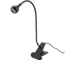 Leeslampen met USB-aansluiting - Aluminium Materiaal - Oogbescherming - 360 ° Flexibele Zwanenhalsklemlamp voor Bureau - Warm licht