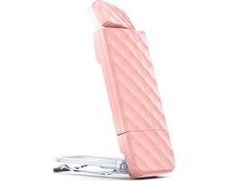 Leeslampje-LED -leeslampje-3 kleuren en 5 helderheid-nachtlampje-80 uur gebruik-USB-oplaadbaar-Geschikt voor boekenliefhebbers, volwassenen, kinderen-Leeslampje (roze)
