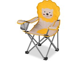 Leeuw Kinder-campingstoel - opvouwbaar met opberghoes