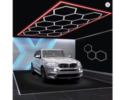 LeeuwenChoice® Hexagon Verlichting Set - 14-pack Zeshoekige LED-plafondlamp - 680W Honingraat LED-Verlichting Garagelamp