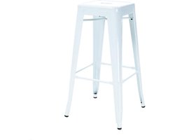 Legend Metalen barkruk wit - 65 cm