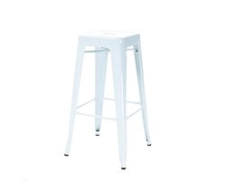 Legend Metalen barkruk wit - 65 cm - set van 2