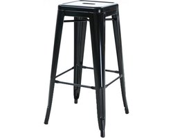 Legend Metalen barkruk zwart - 65 cm