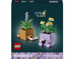 LEGO Botanicals Gezellige Plantjes Bouwpakket voor Kinderen en Kinderkamer-Decoratie 10371