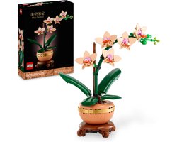 LEGO Botanicals Miniorchidee, Kunstbloemen Set, Planten Bouwpakket voor Volwassenen, Woonaccessoire en Kantoor Decoratie uit de Botanical Collection, Cadeau voor Vrouw of Man