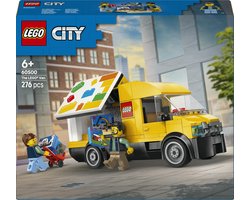 LEGO® City: De LEGO Bestelwagen - Bouw- en Speelset voor Autofans Vanaf 6 Jaar - Met 2 Minifiguren - 60500