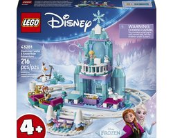 LEGO Disney Frozen - Elsa's IJskasteel en Sneeuwrit Bouwbaar Kasteel Speelgoed voor Kinderen - 43281