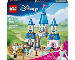 LEGO Disney Princess Assepoesters kasteel en paardenkoets - 43275