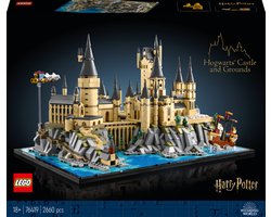 LEGO Harry Potter Kasteel Zweinstein en terrein Grote Set voor Volwassenen - 76419