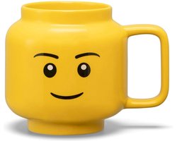 LEGO - Keramische Mok Hoofd Boy 530 ml - Aardewerk - Geel