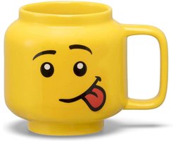LEGO - Keramische Mok Hoofd Silly 255 ml - Aardewerk - Geel