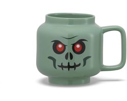 LEGO - Keramische Mok Hoofd Skelet Groen 530 ml - Keramiek - Groen