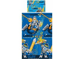 Lego Nexo Knights Lance - Dekbedovertrek - Eenpersoons - 135 x 200cm - Multi