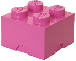 Lego - Opbergbox Brick 4 - Polypropyleen - Roze